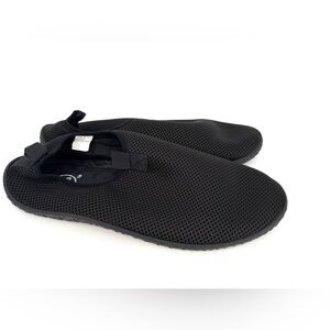 Black Mesh Slip-On Water Shoes